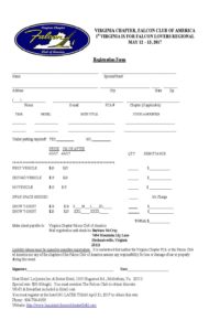 VA Regional Registration Form