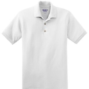 Mens - Golf Shirt - White - Pocket